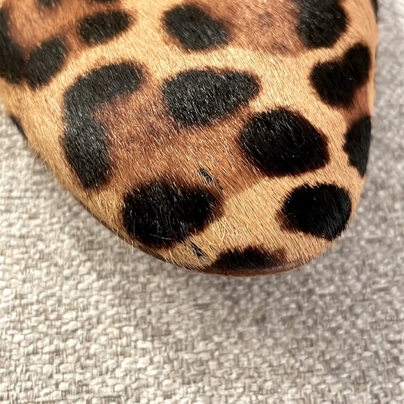 J. Crew leopard calf hair smoking loafers size 7.5 - Picture 10 of 10